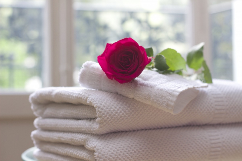 chambre-hote-LA LONDE LES MAURES-min_towel_rose_clean_care_salon_spa_white_bath-731641